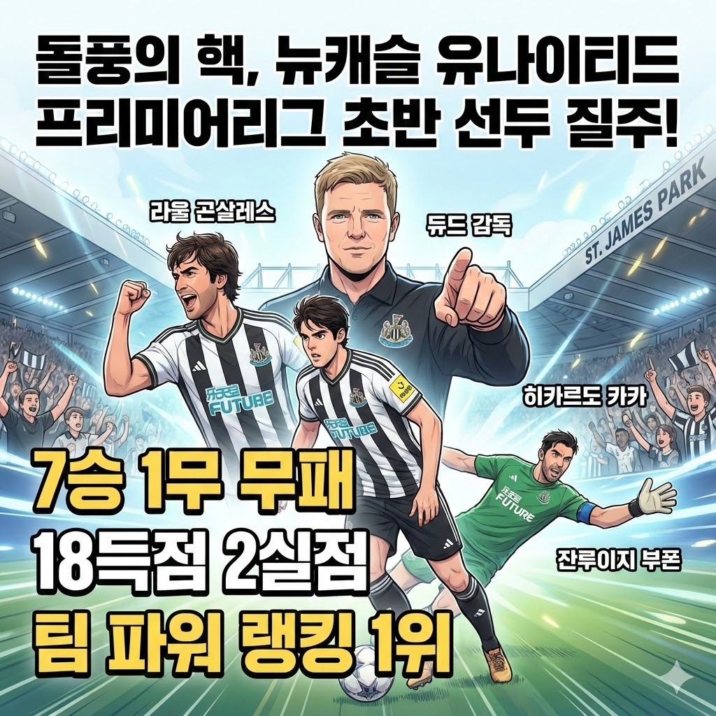 뉴캐슬, 2254년 프리미어리그 폭격 시작!
